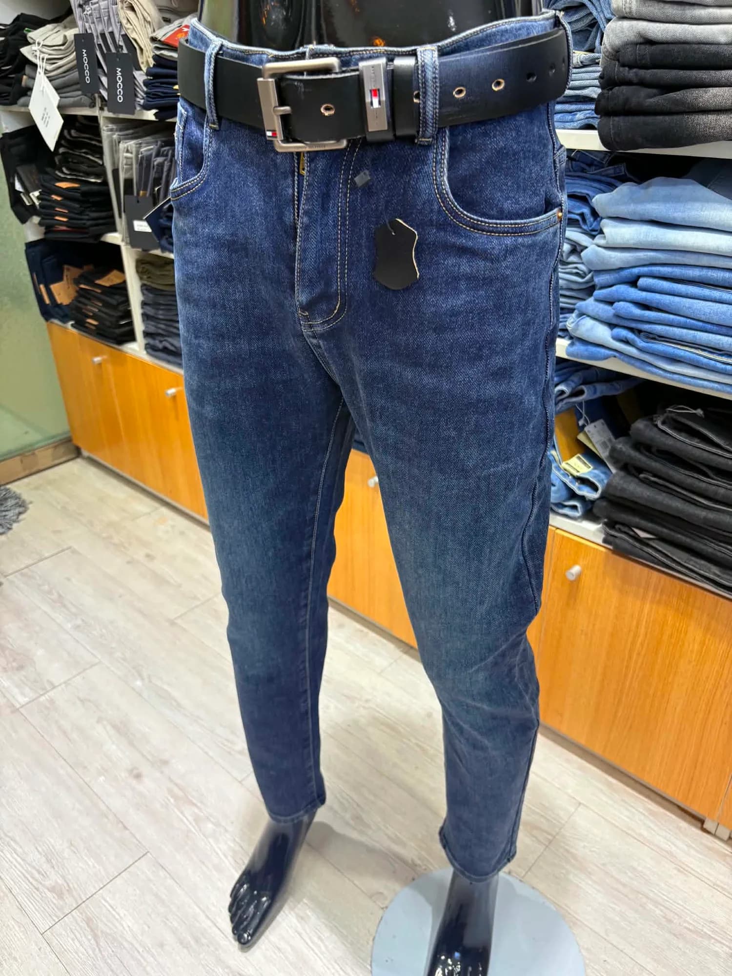 Эрэгтэй "Deep Indigo" Классик Слим Жинс